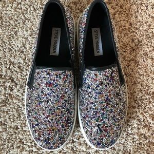 Never Worn Steve Madden Sparkly Sneakers